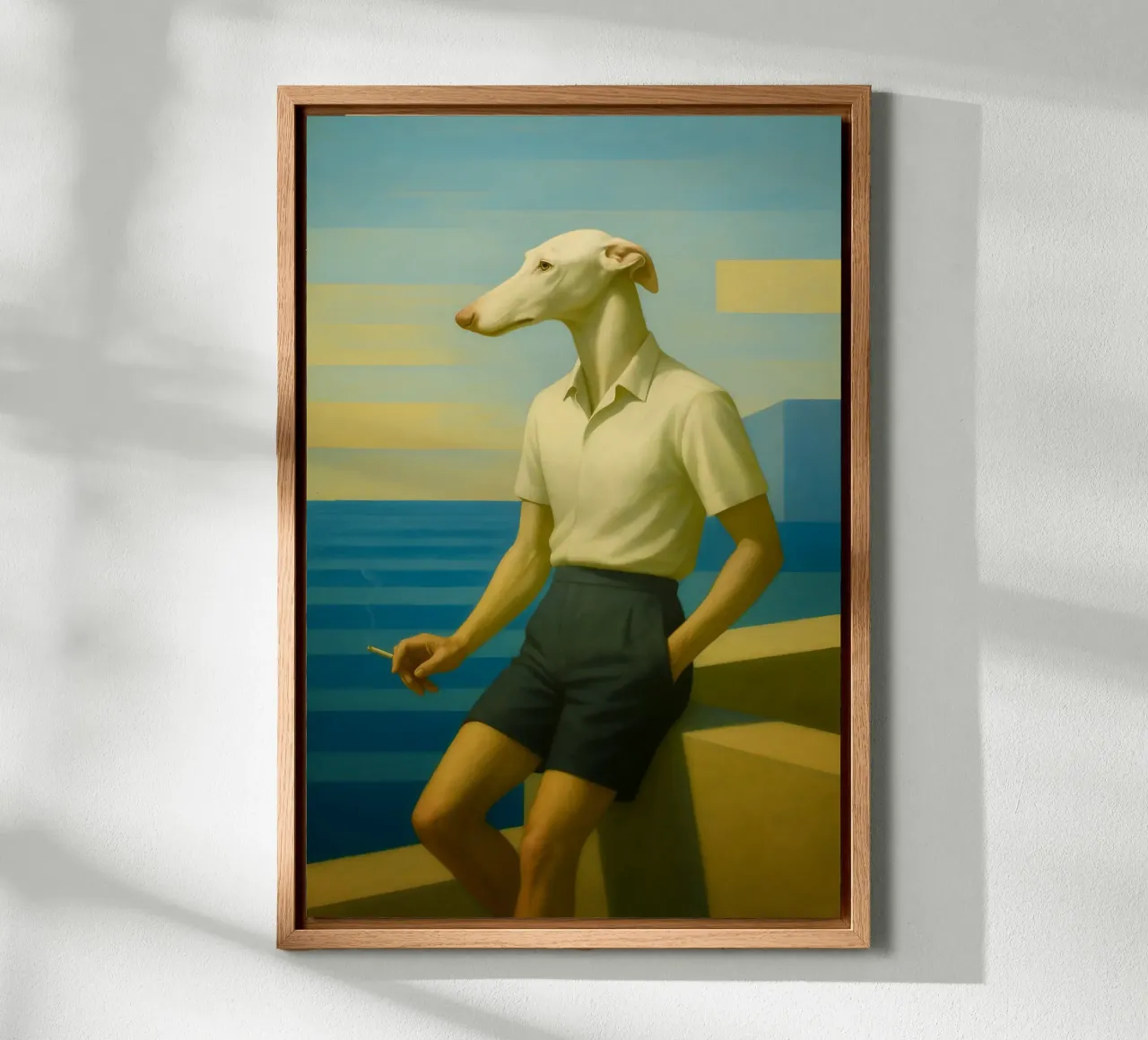 Beach tela con Cornice a cassetta da Elegant Absurd