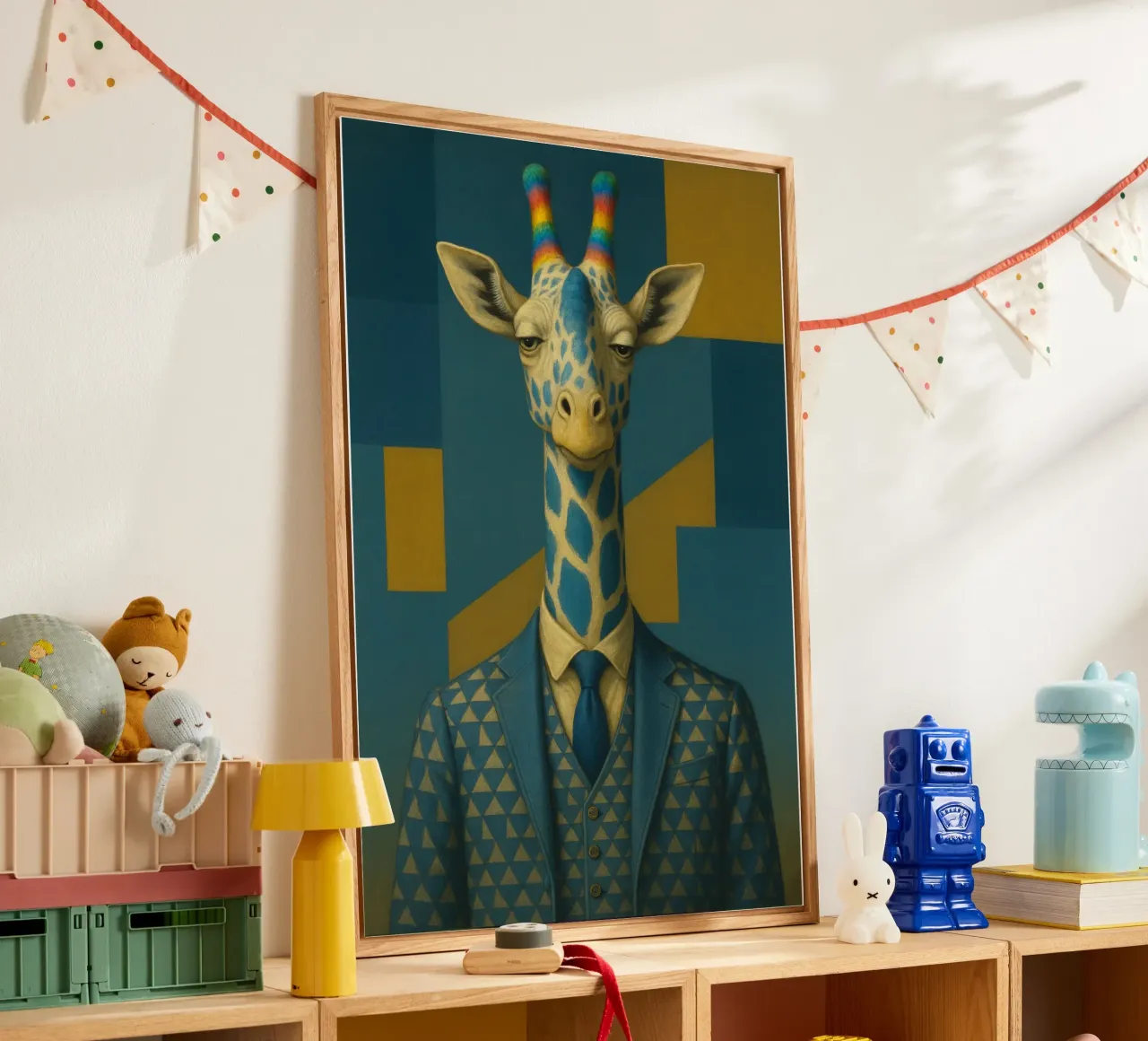 Proud Giraffe plexiglass da Elegant Absurdism
