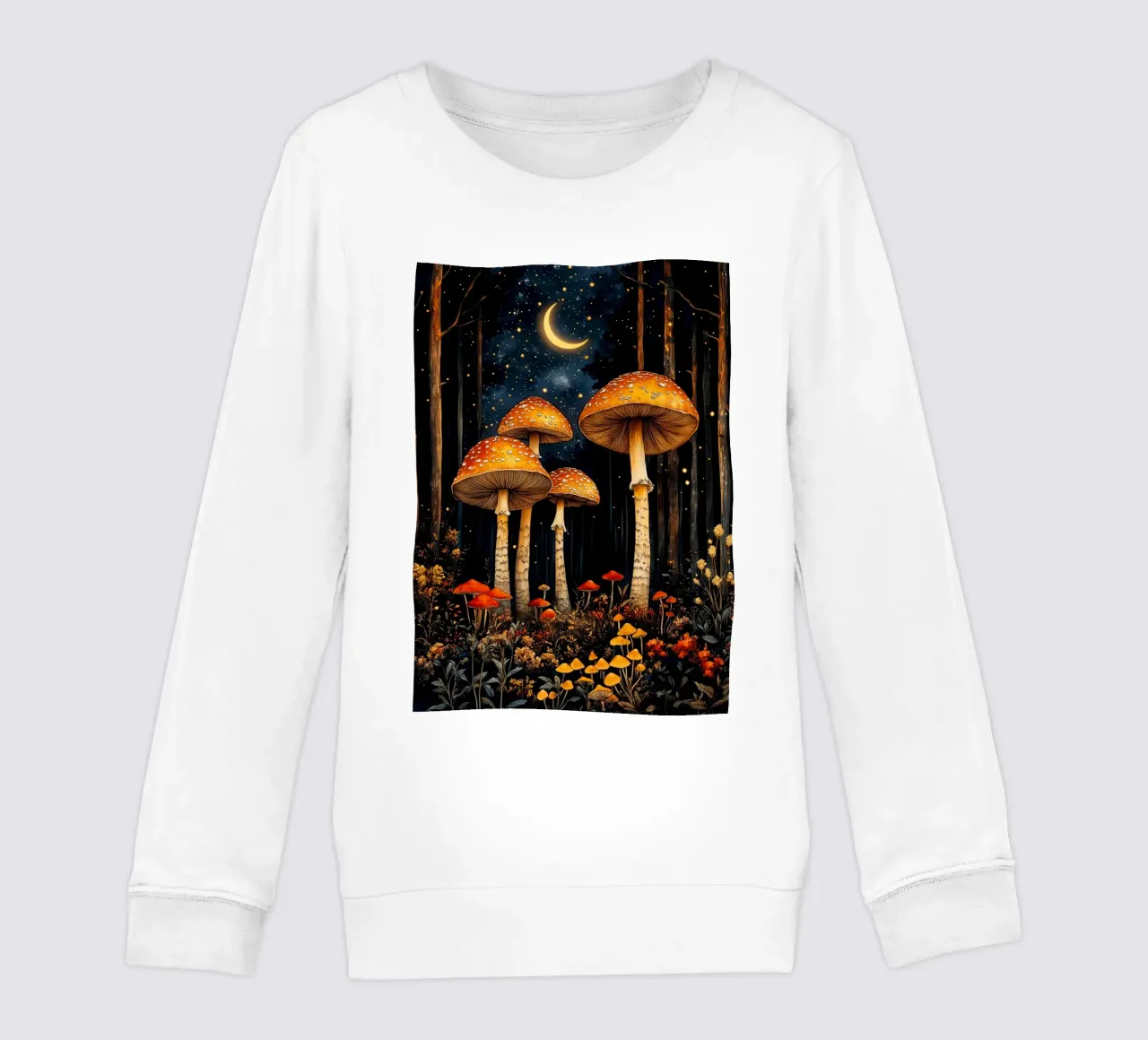 Funghi felpa bambino da Justyna Jaszke JBJart