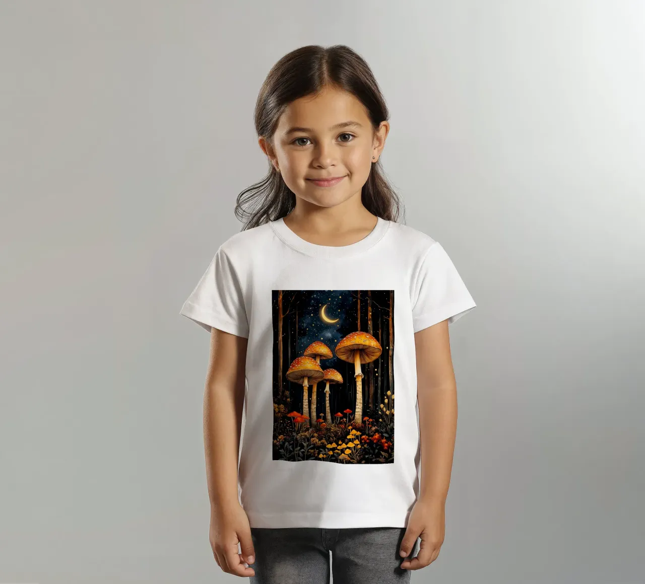 Funghi t-shirt bambini da Justyna Jaszke JBJart