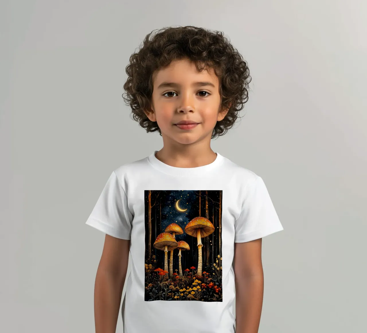 Funghi t-shirt bambini da Justyna Jaszke JBJart