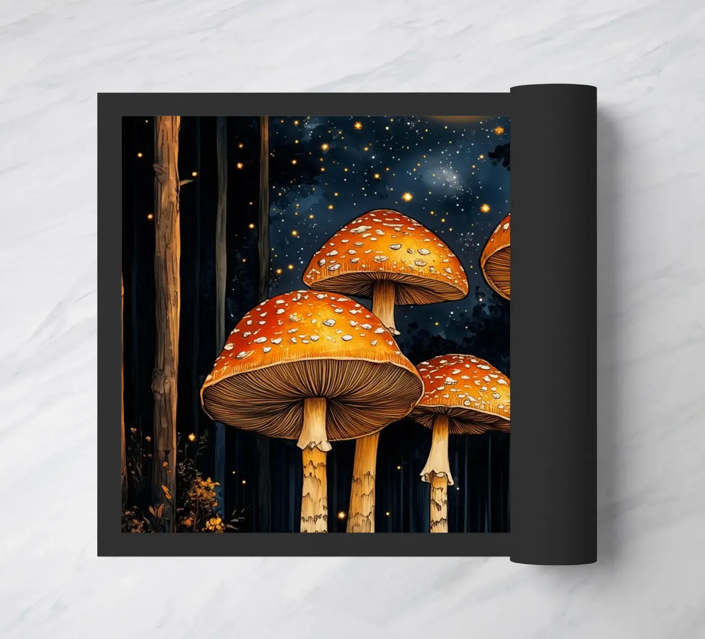 Mushrooms deurmat van Justyna Jaszke JBJart