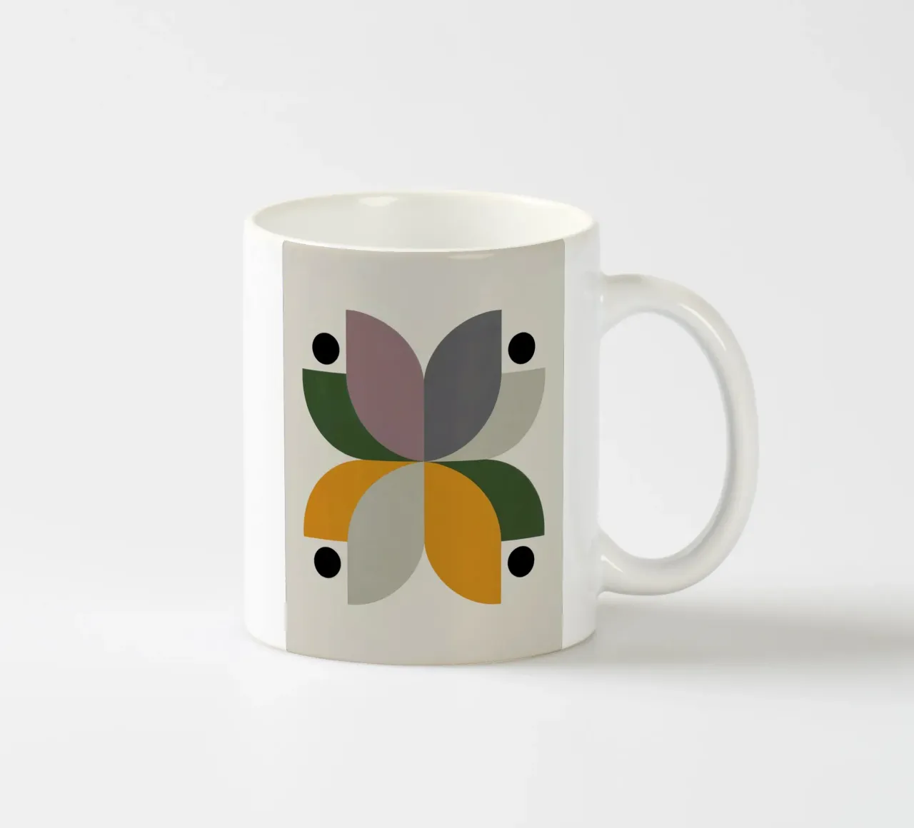 FALL BALANCE No 2 – Geometric Abstract Poster tazza in ceramica da 20 Farben