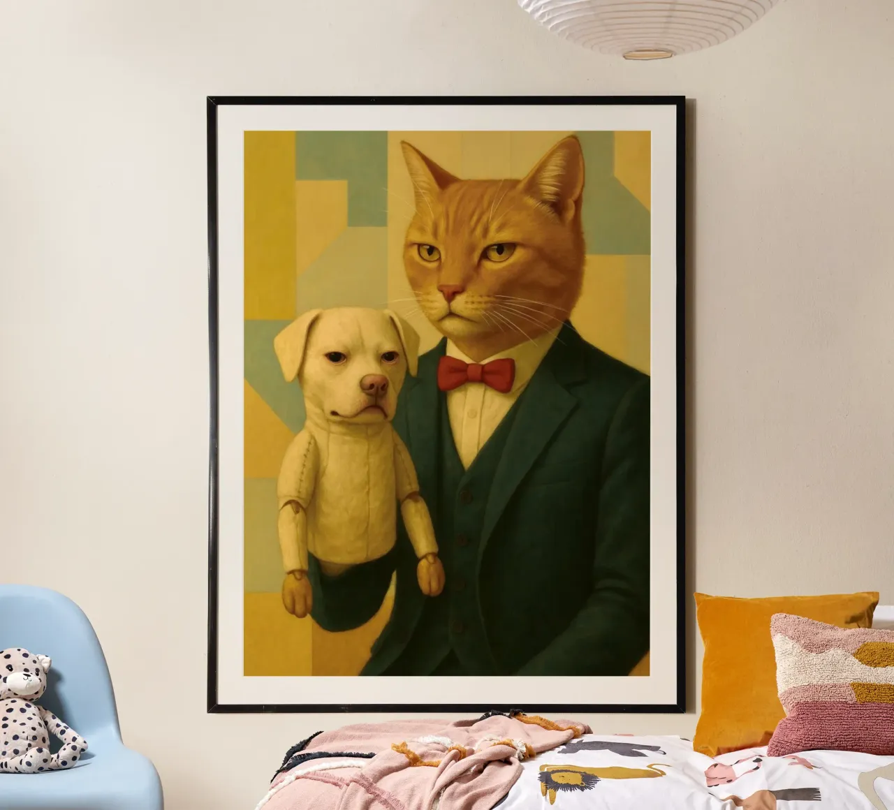 Authority poster con telaio in legno da Elegant Absurd