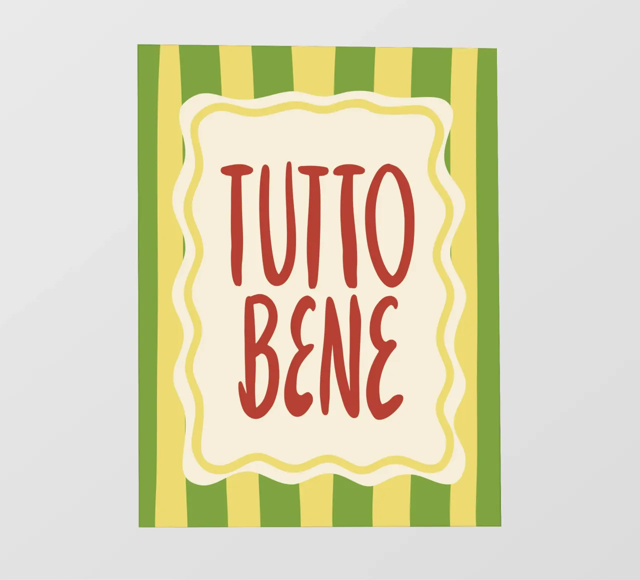 Tutto Bene pellicola backlit da dericktype