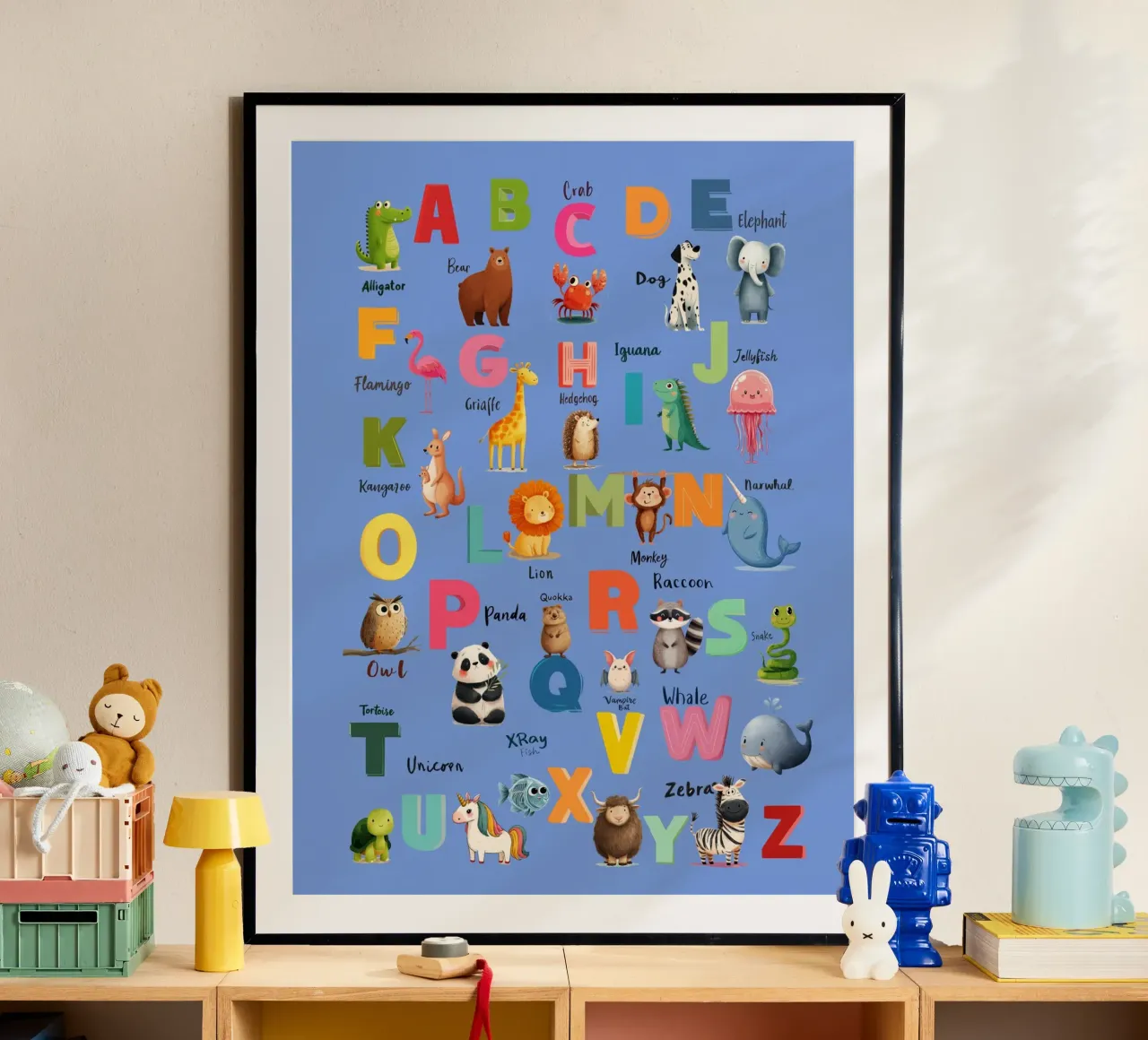 Alphabet Zoo Poster von Kiara