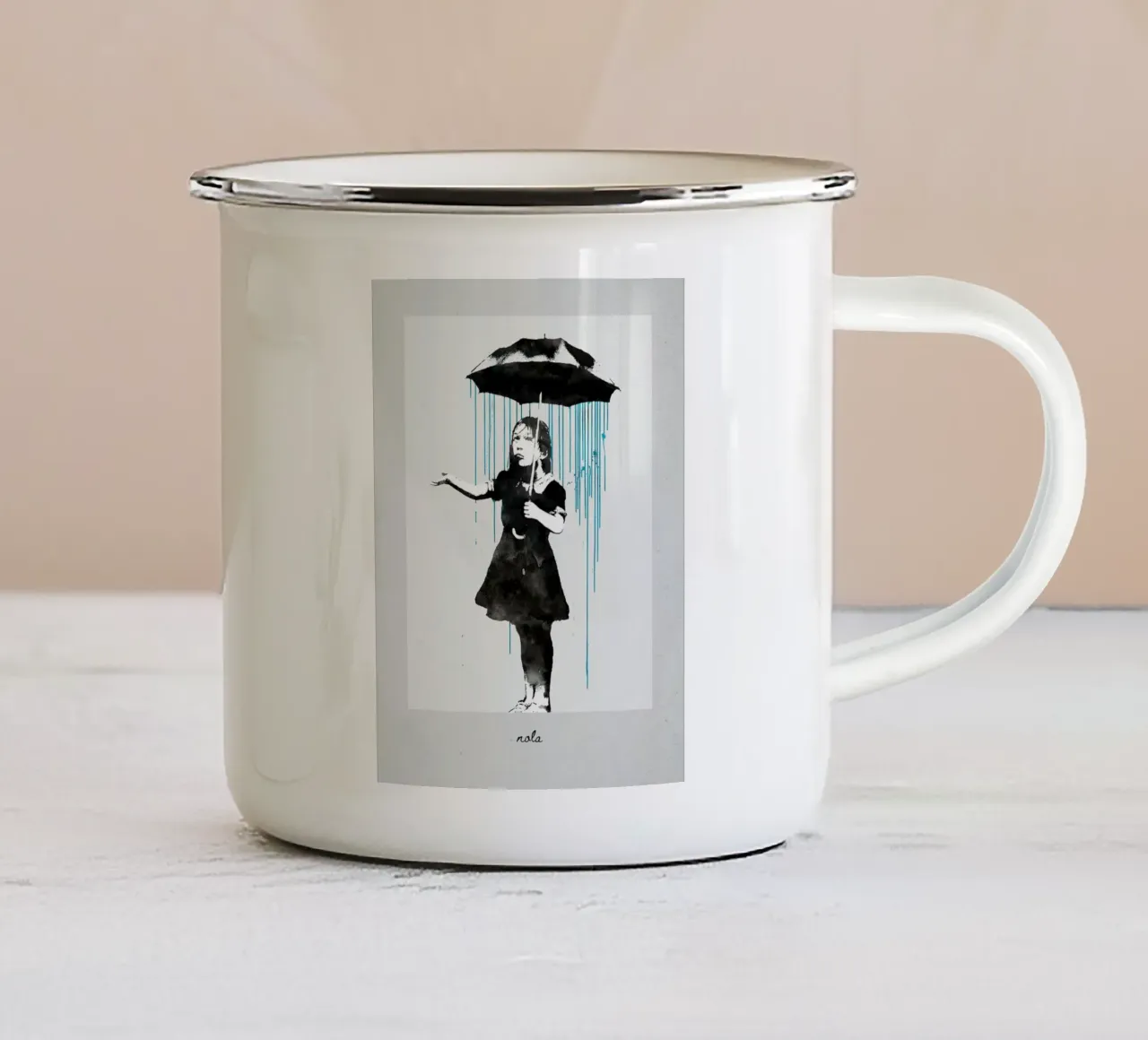 Nola tazza in smalto da alana vero