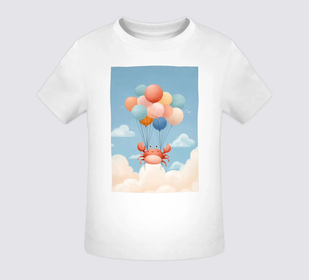 Balloon Ride Crab maglietta neonato da Kiara