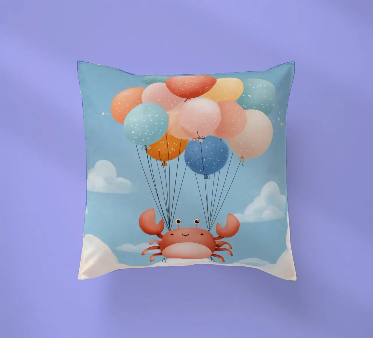 Balloon Ride Crab cuscino da Kiara