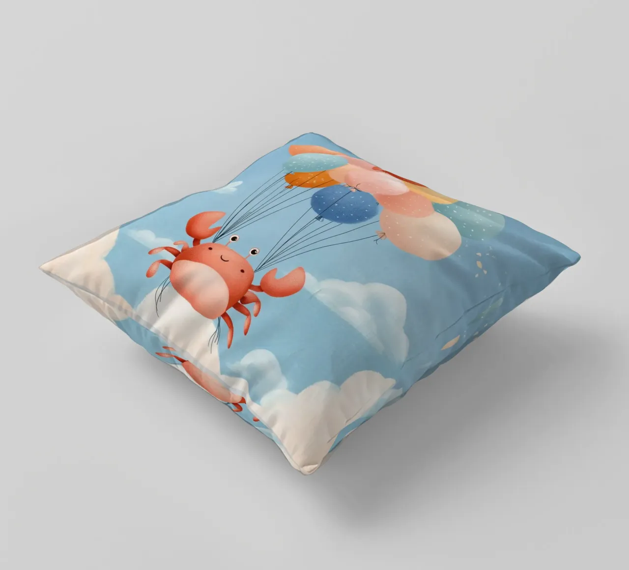Balloon Ride Crab cuscino da Kiara