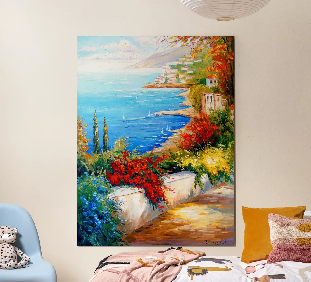 Noon by the sea poster con telaio in alluminio da todeo mark