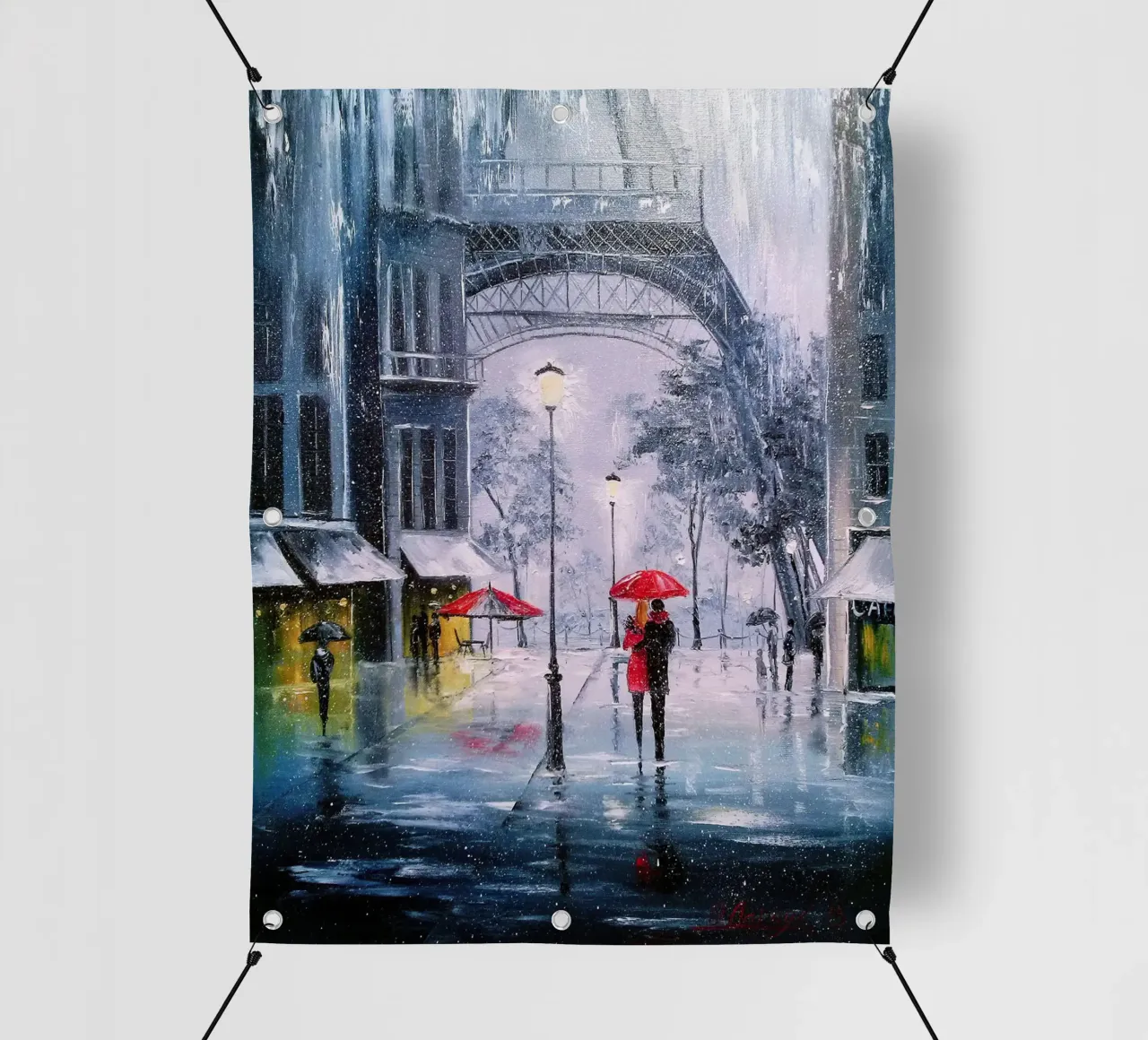 The first snow in Paris telo in pvc da todeo mark