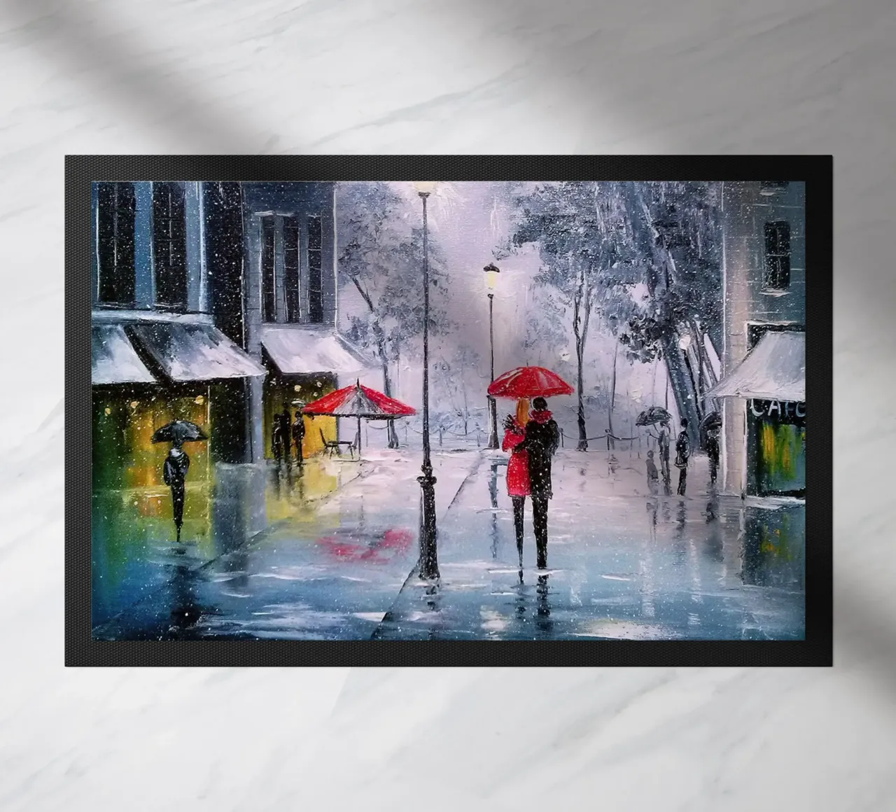 The first snow in Paris zerbino da todeo mark