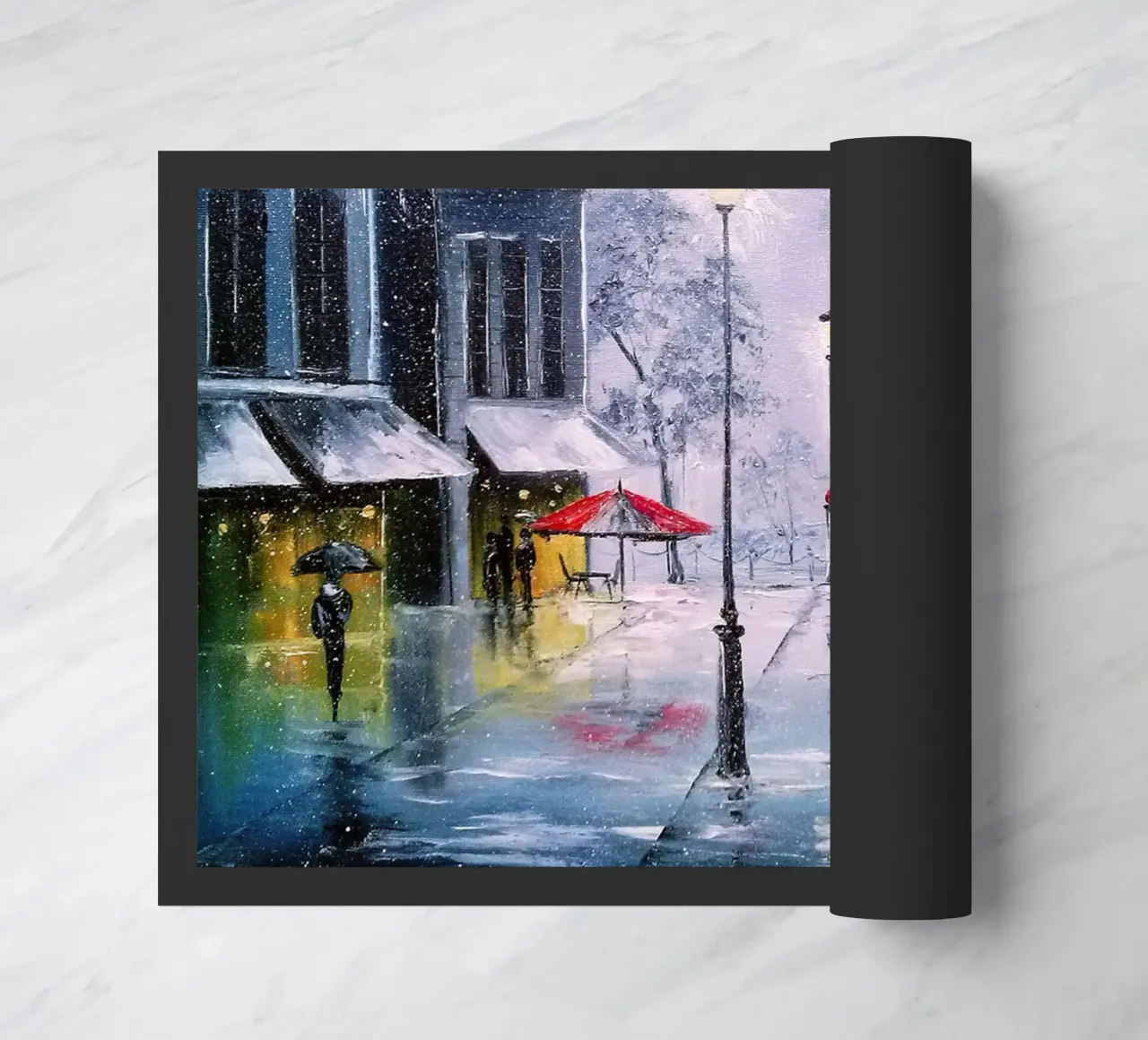 The first snow in Paris zerbino da todeo mark