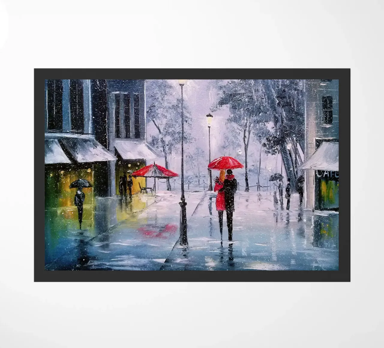 The first snow in Paris zerbino da todeo mark