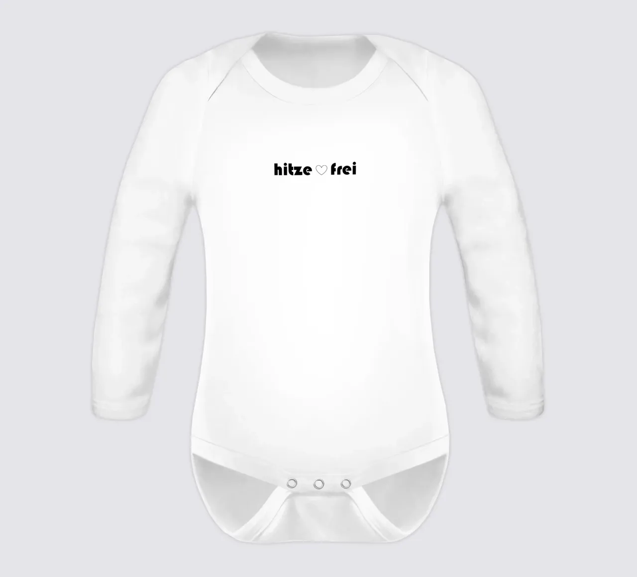 hitze + frei long-sleeve baby romper by Frida + frei
