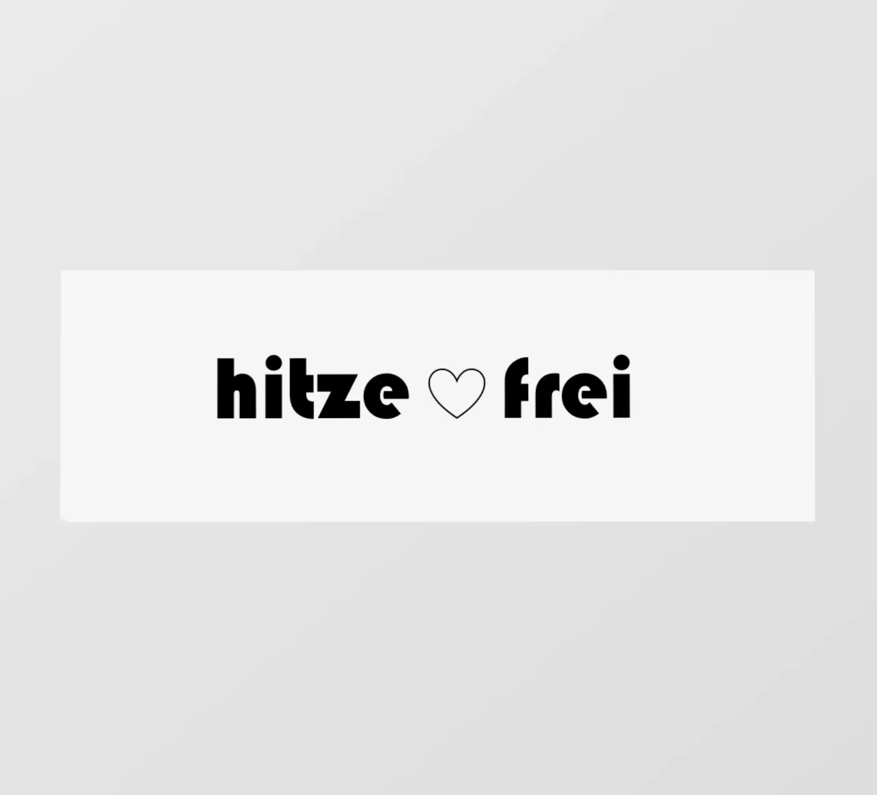 hitze + frei backlit film by Frida + frei
