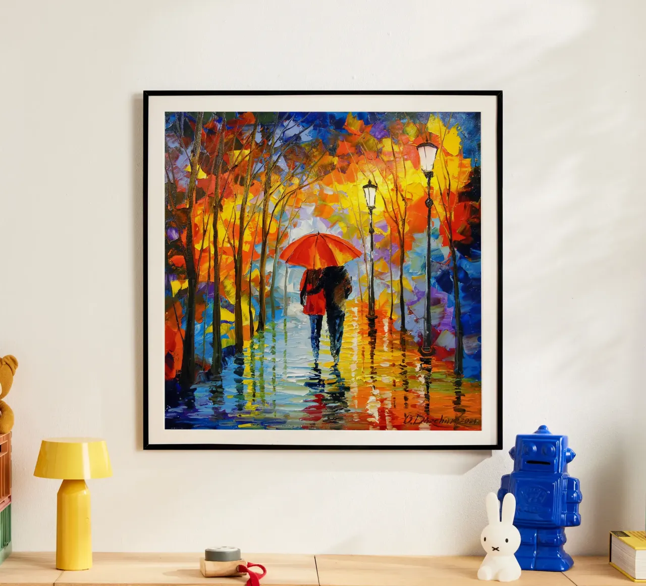 Walk in the park poster con telaio in alluminio da todeo mark