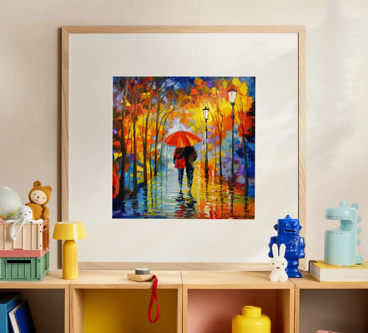 Walk in the park poster con telaio in alluminio da todeo mark