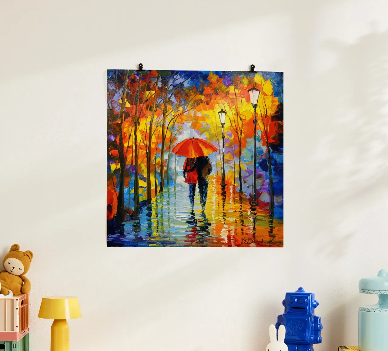Walk in the park poster con telaio in alluminio da todeo mark