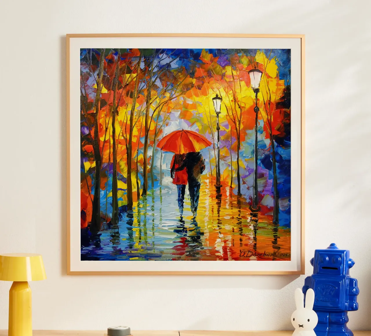 Walk in the park poster con telaio in alluminio da todeo mark
