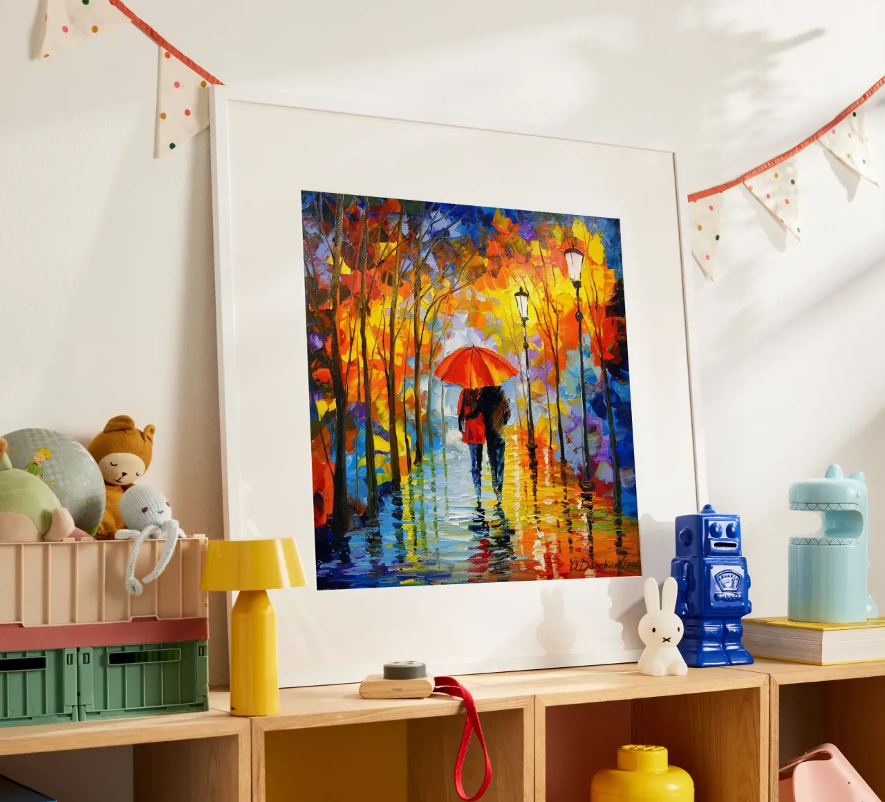 Walk in the park poster con telaio in alluminio da todeo mark