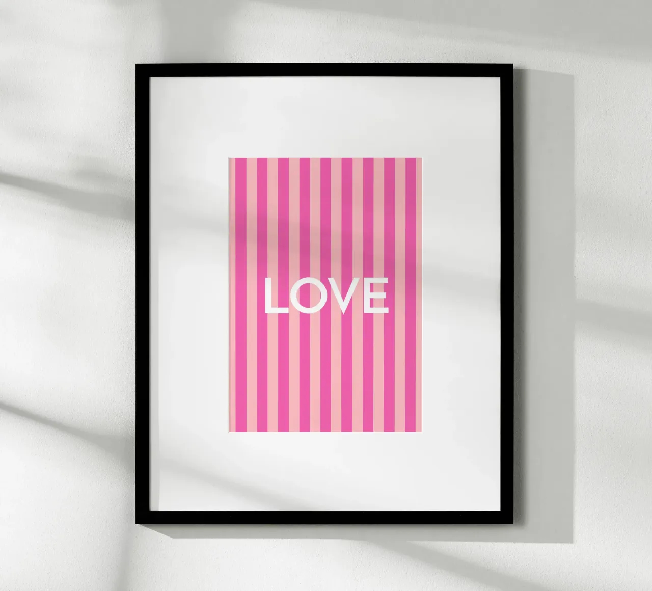 Love Colorful Pink poster da janamossmann