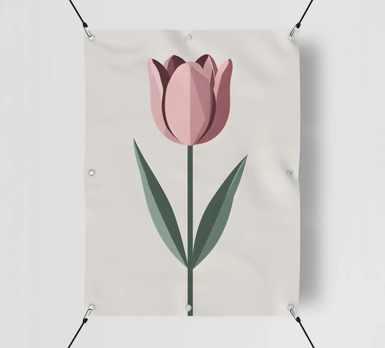 Forma a tulipano telo in pvc da Botanical Gallery