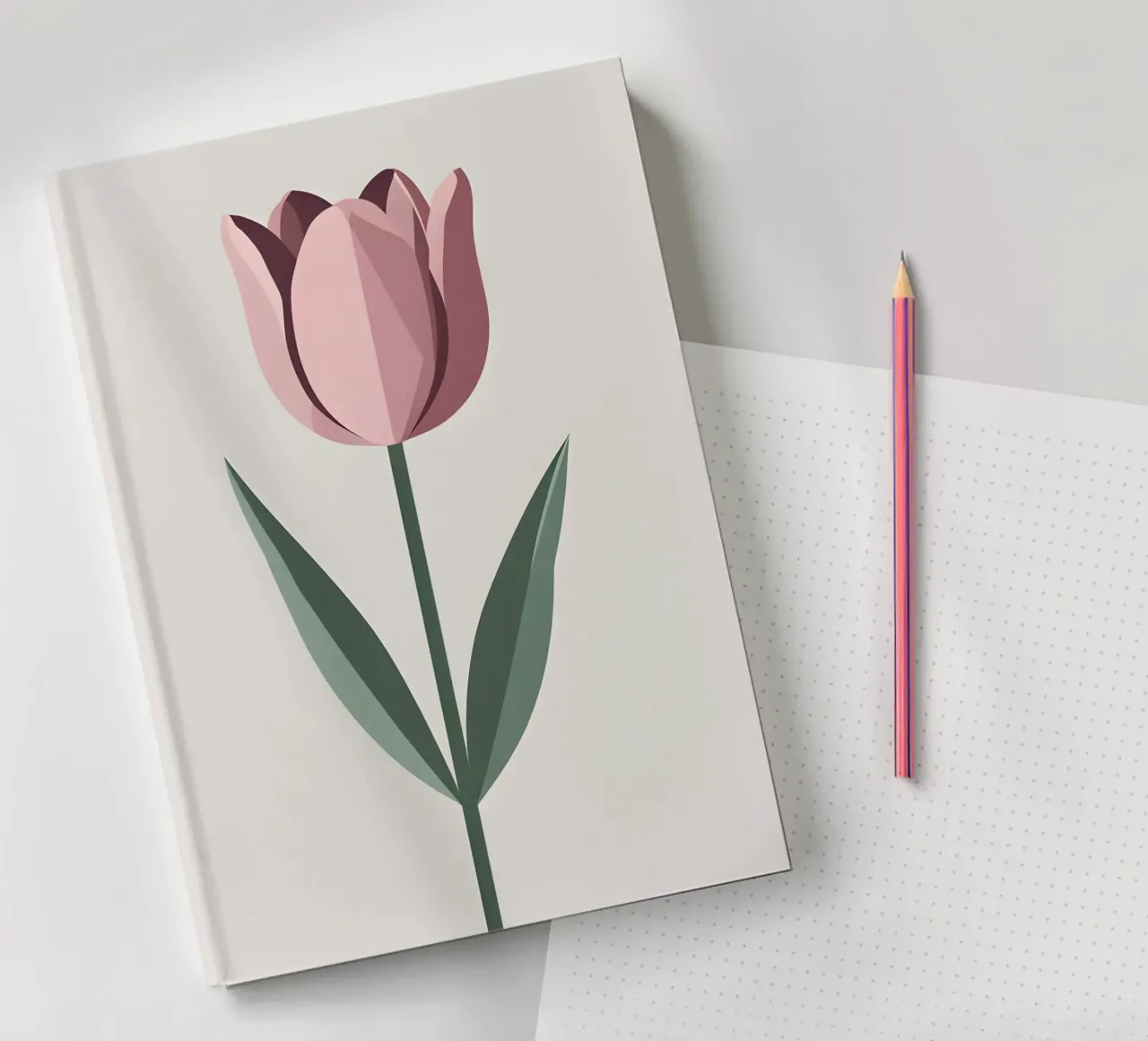 Tulip Shape notebook by Botanical Gallery