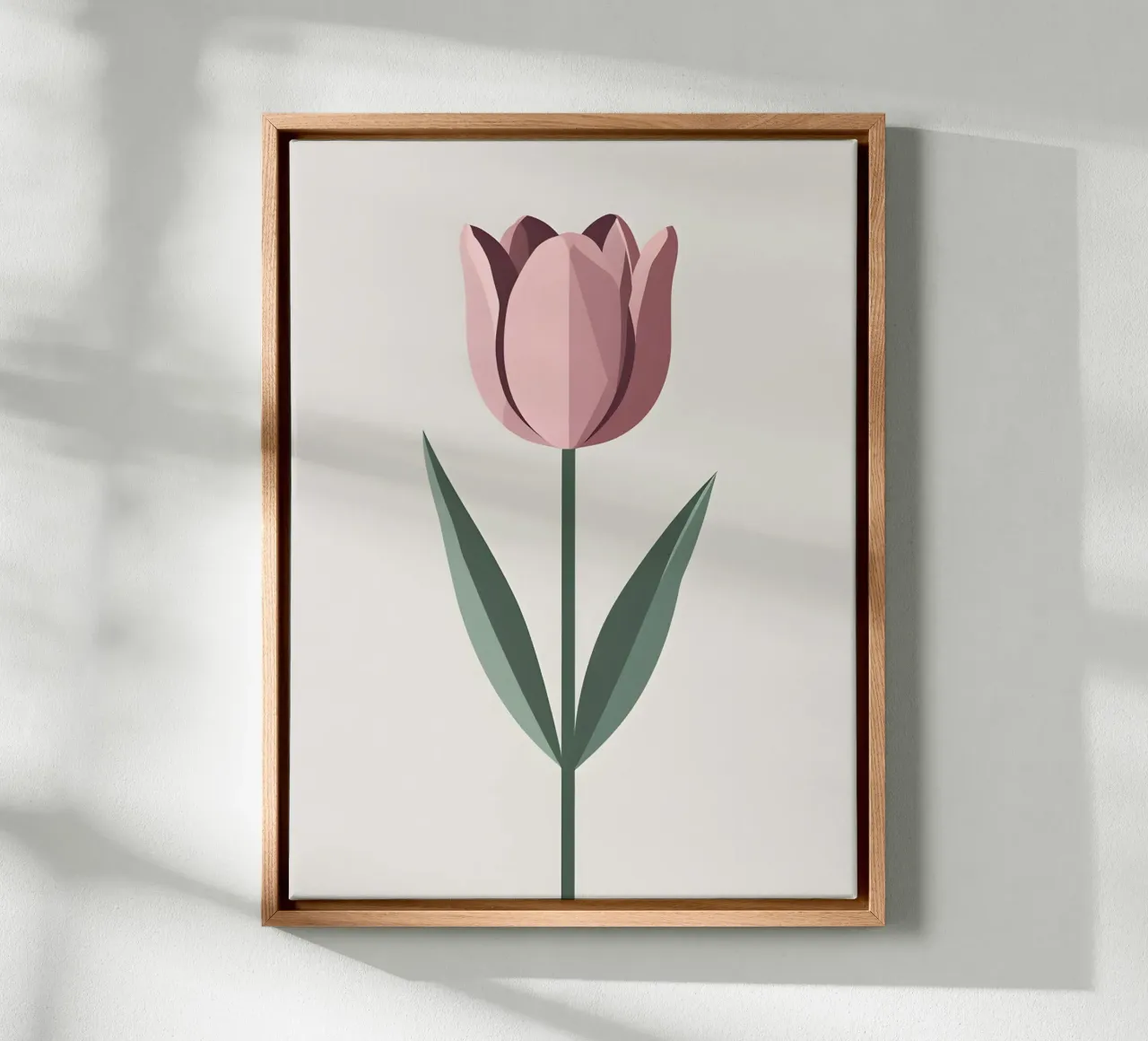 Forma a tulipano tela con Cornice a cassetta da The Green Room