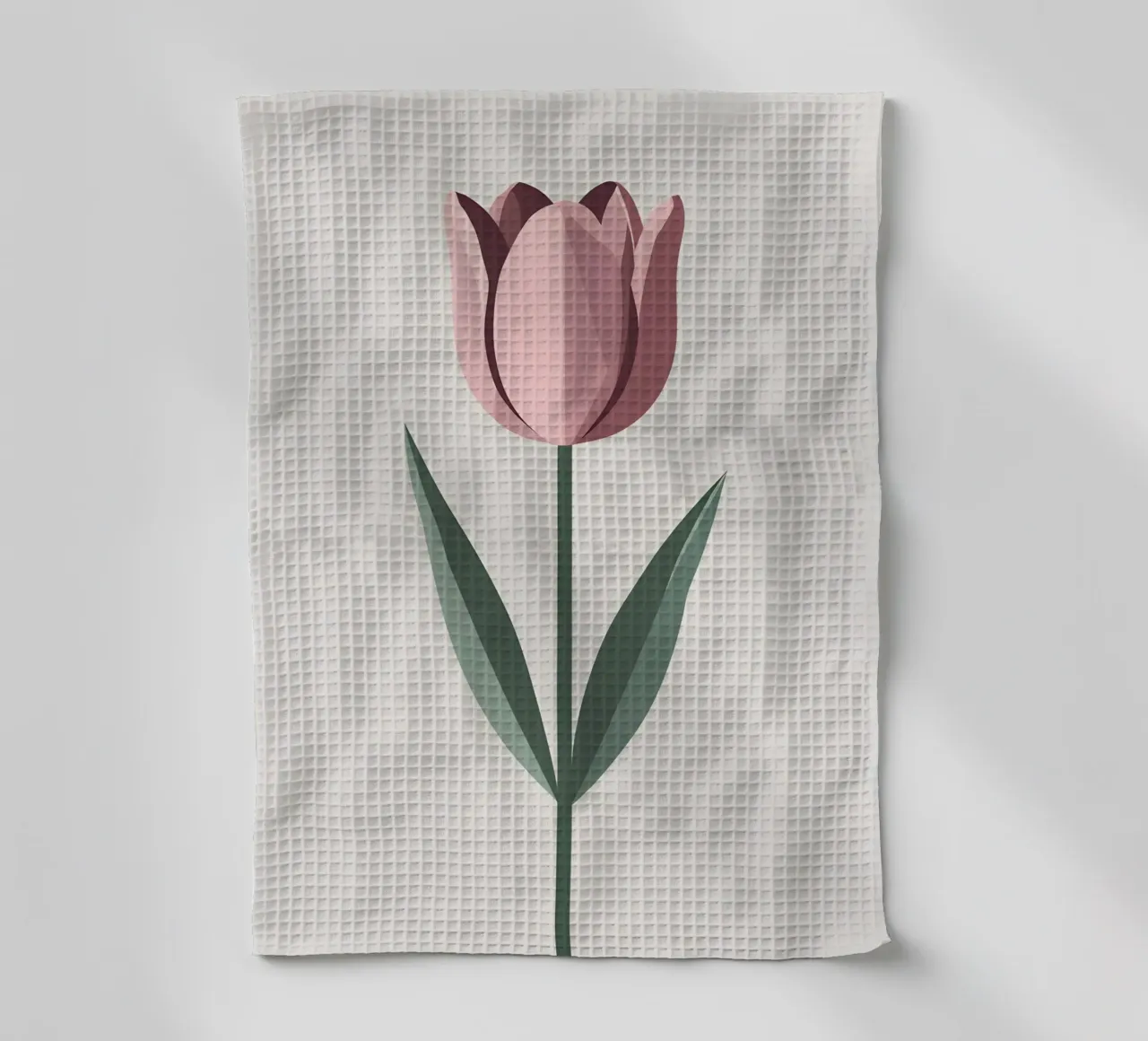 Tulip Shape tea towel by Botanical Gallery