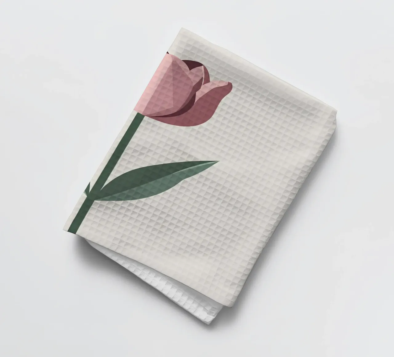 Tulip Shape tea towel by Botanical Gallery