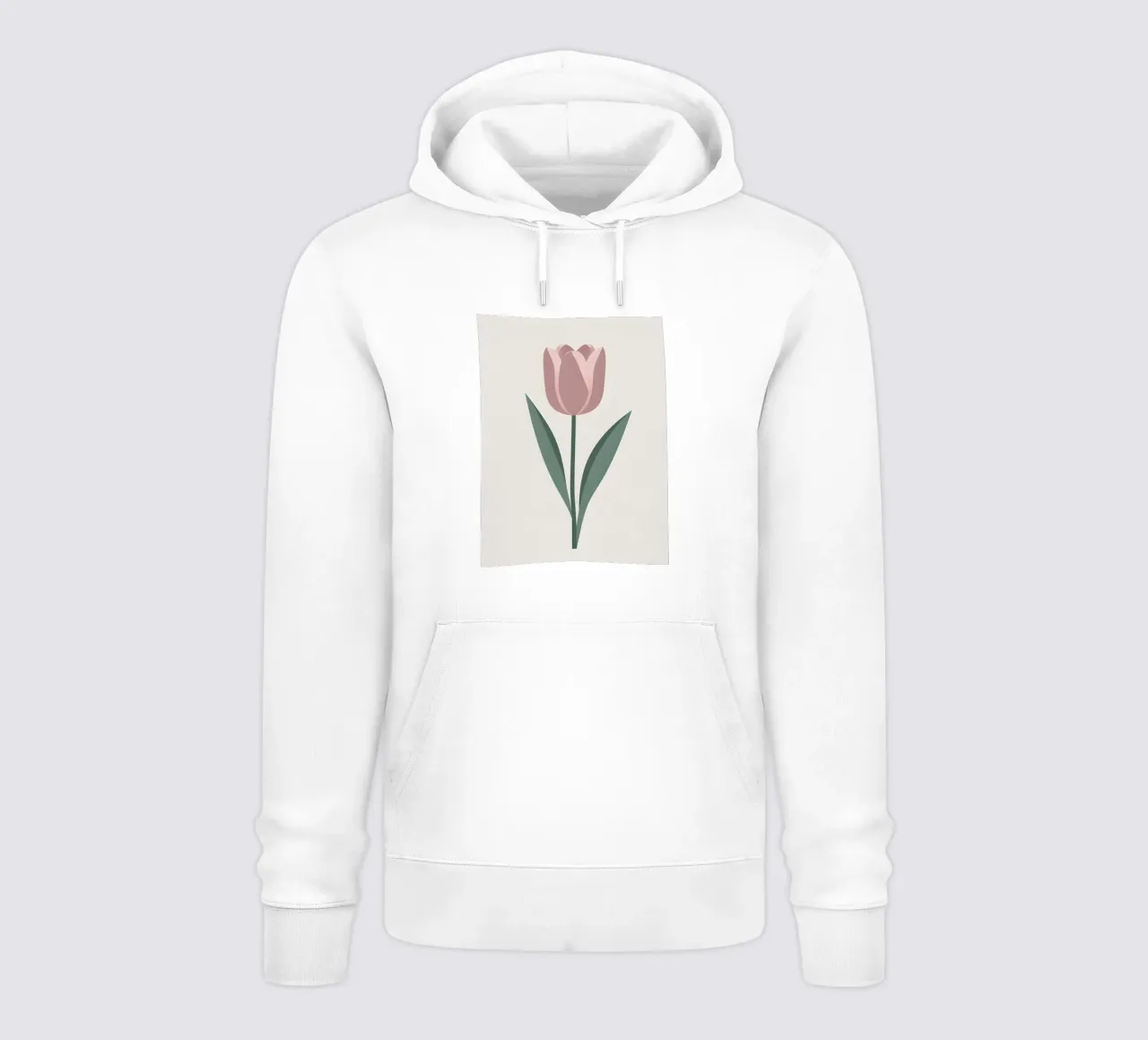 Forma a tulipano felpa con cappuccio da Botanical Gallery