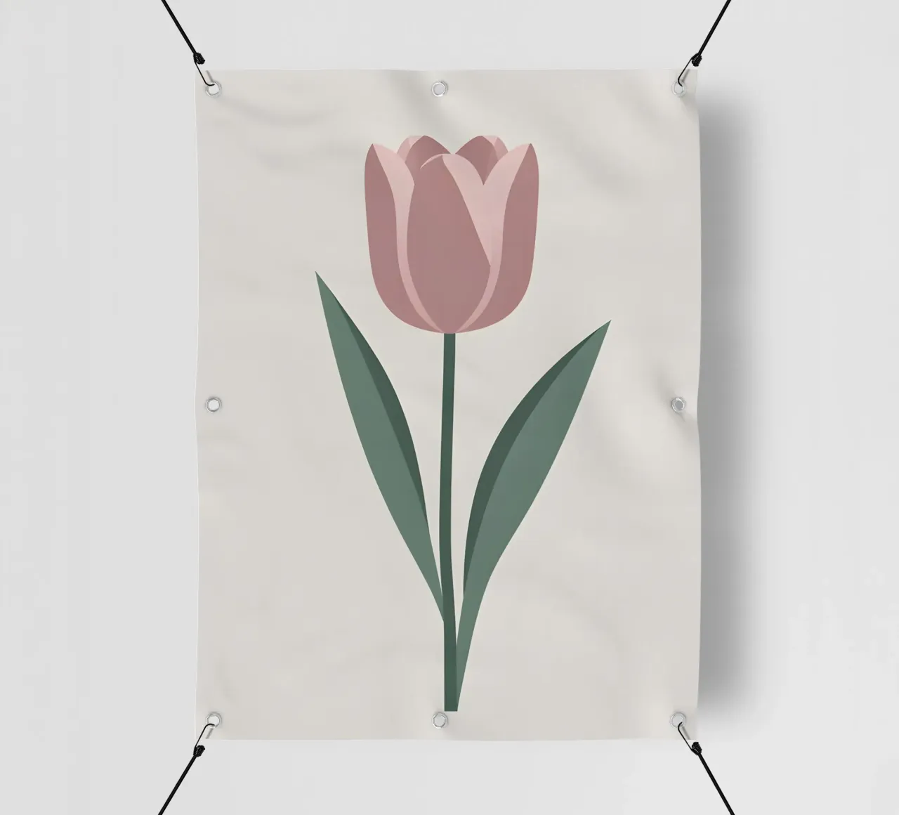 Forma a tulipano telo in pvc da Botanical Gallery
