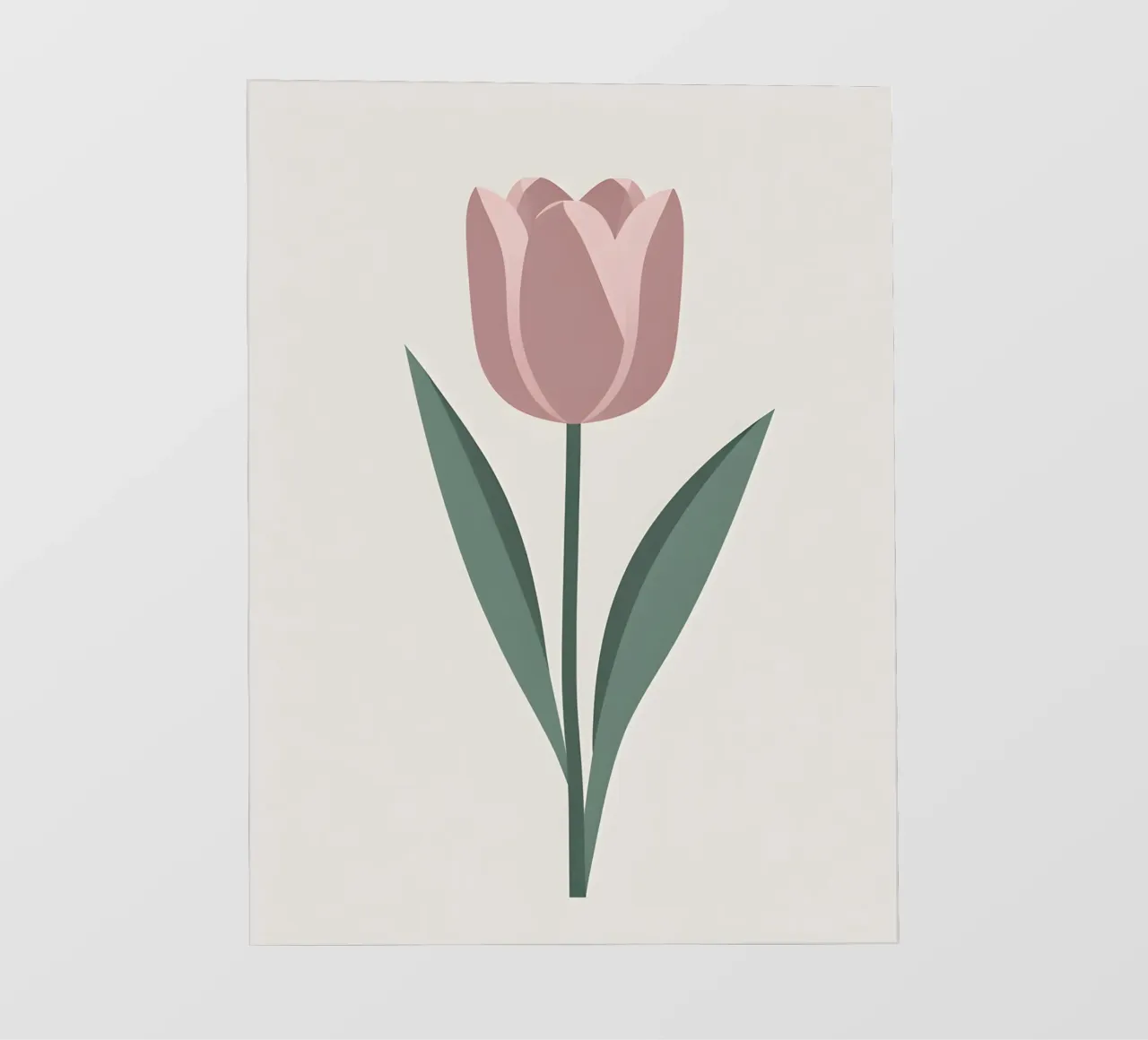 Forma a tulipano telo in pvc da Botanical Gallery