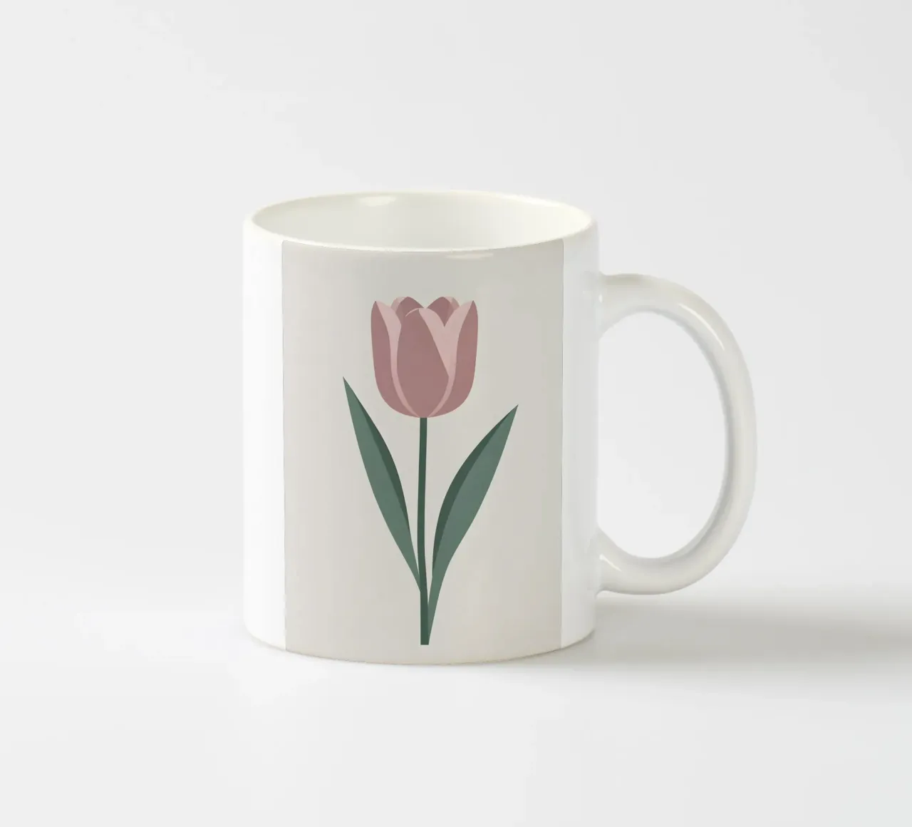 Forma a tulipano tazza in ceramica da Botanical Gallery