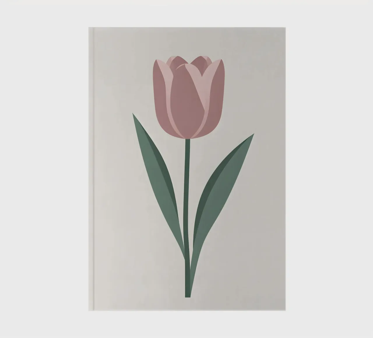 Tulip Shape notebook by Botanical Gallery