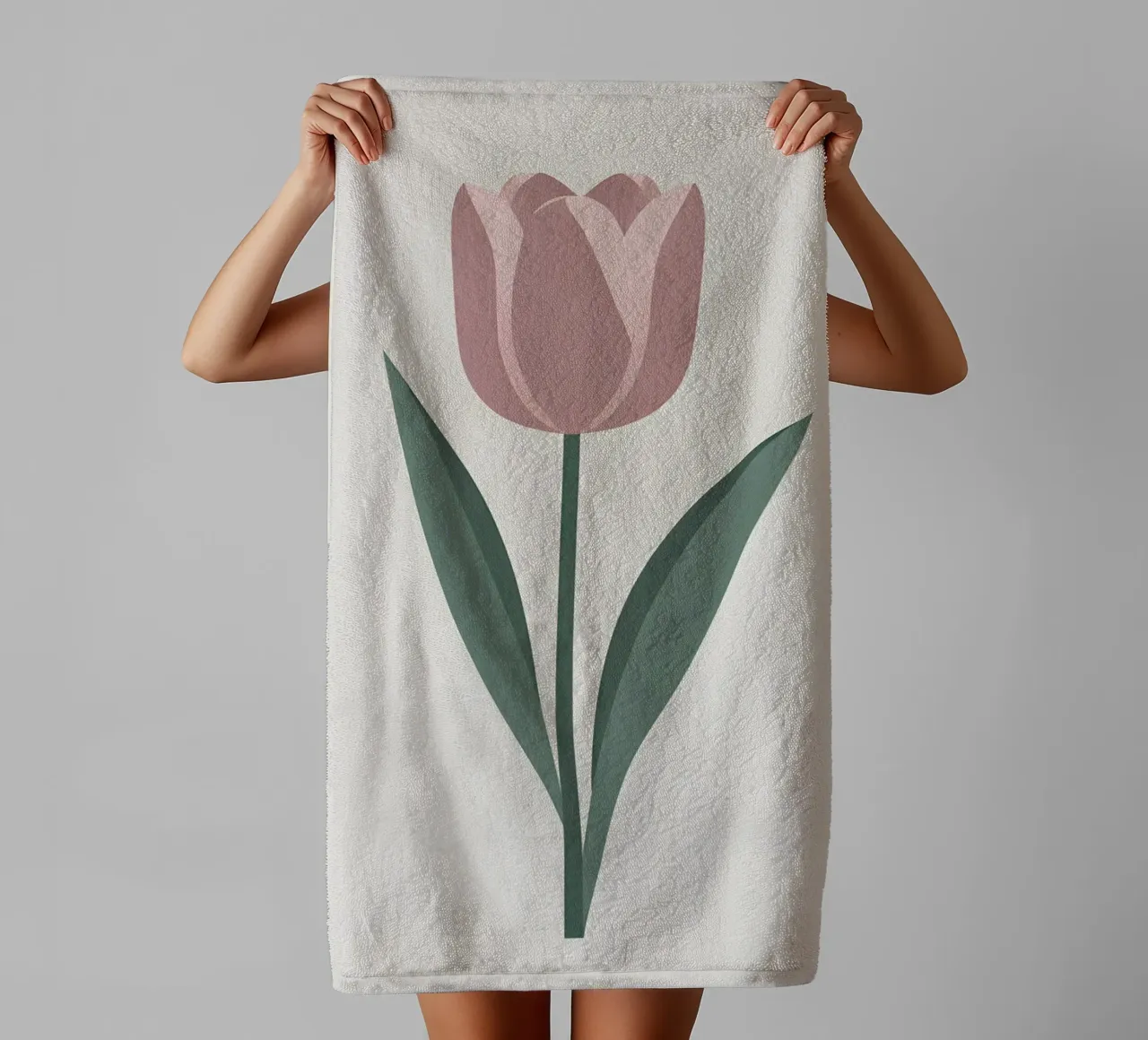 Tulip Shape towel by Botanical Gallery