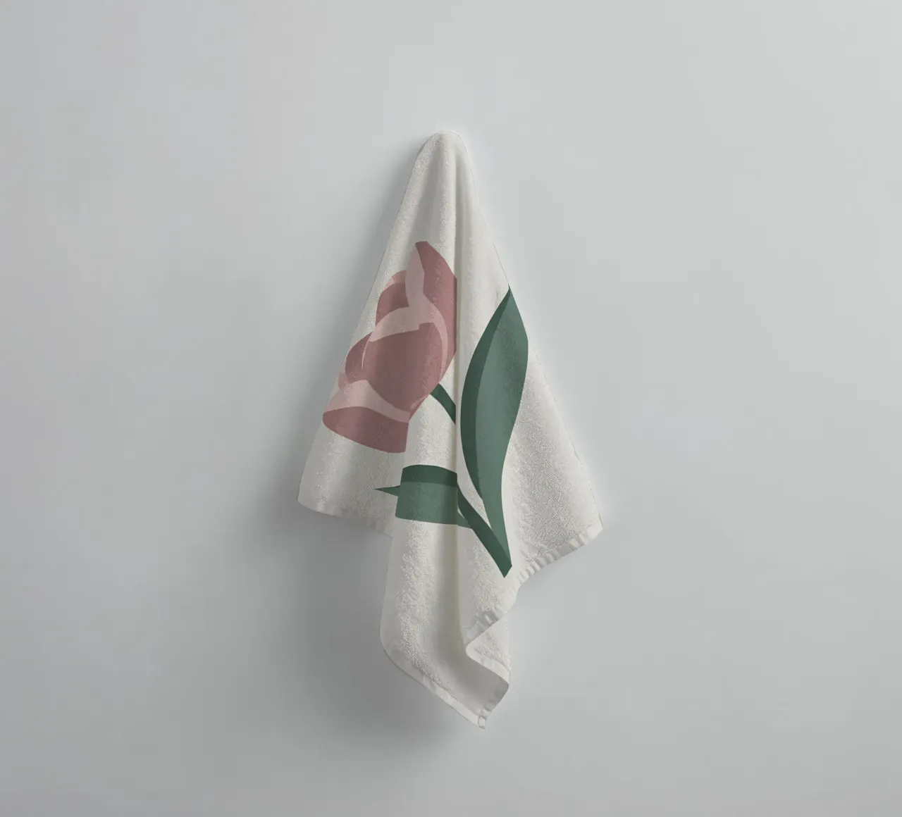 Tulip Shape towel by Botanical Gallery