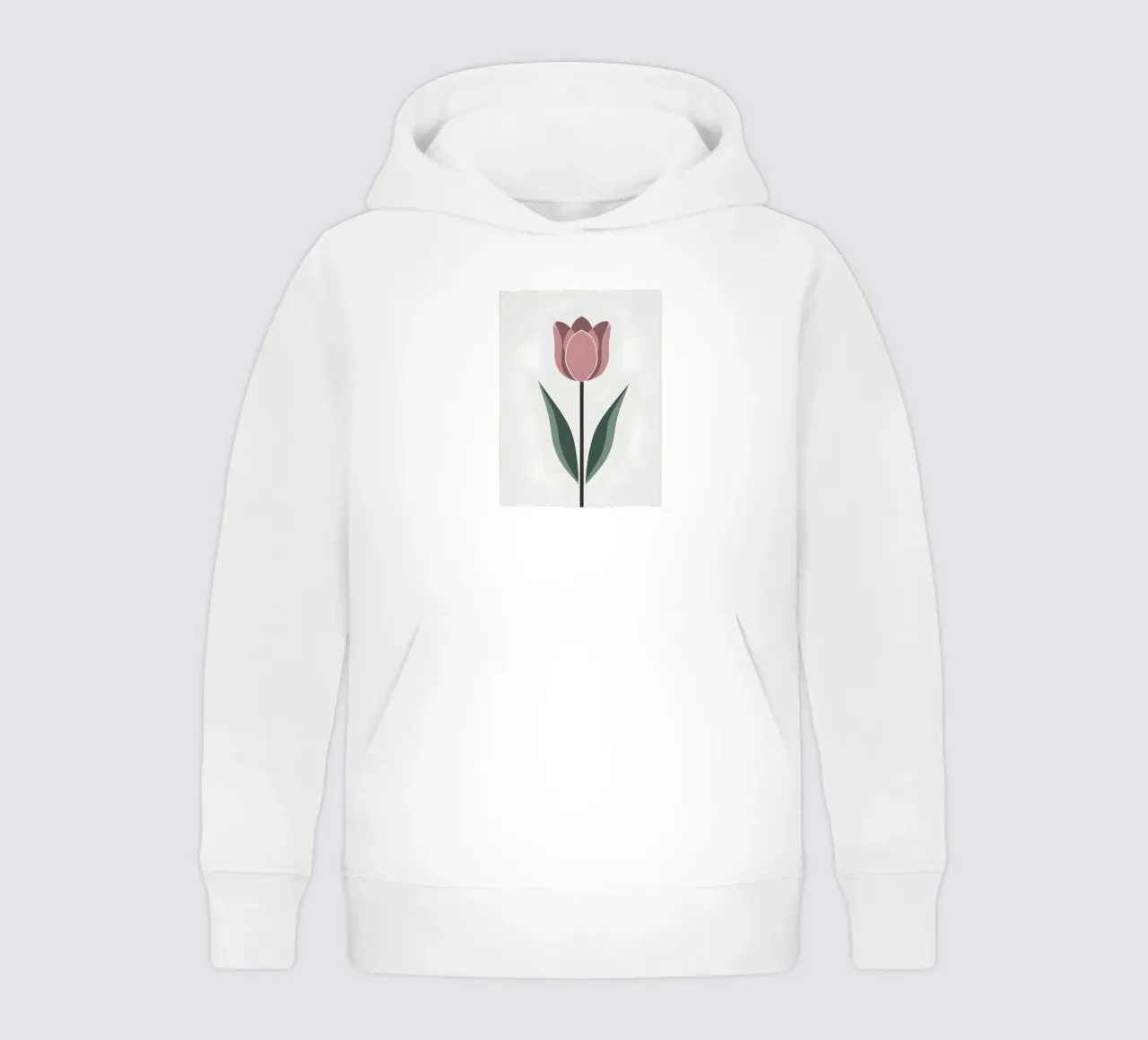 Forma a tulipano felpa bambino con cappuccio da Botanical Gallery