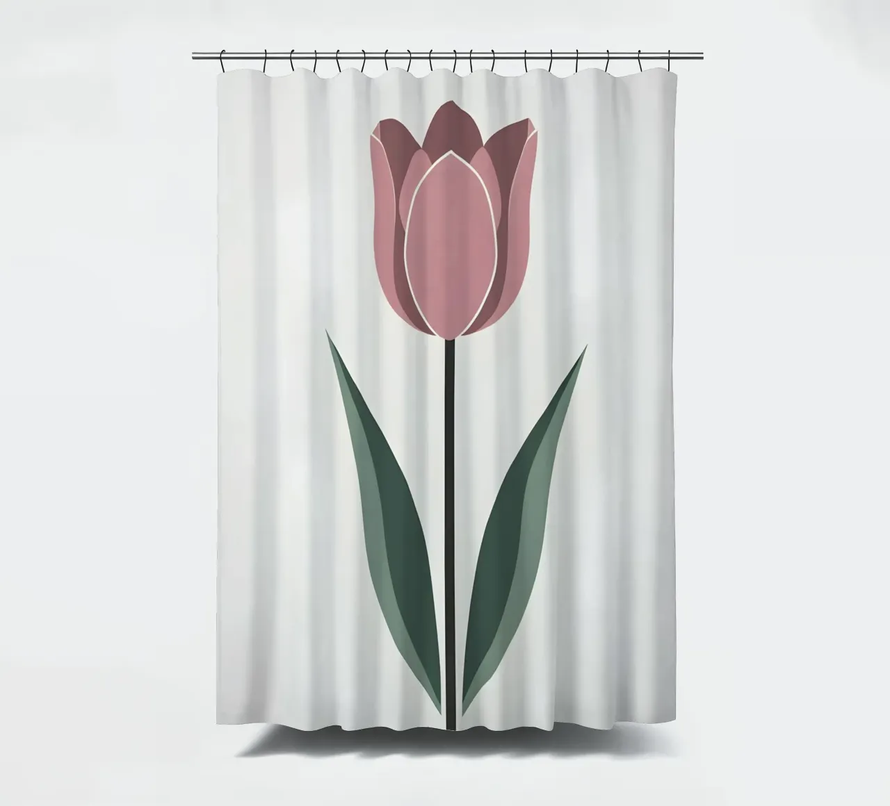 Tulp Vorm douchegordijn van Botanical Gallery