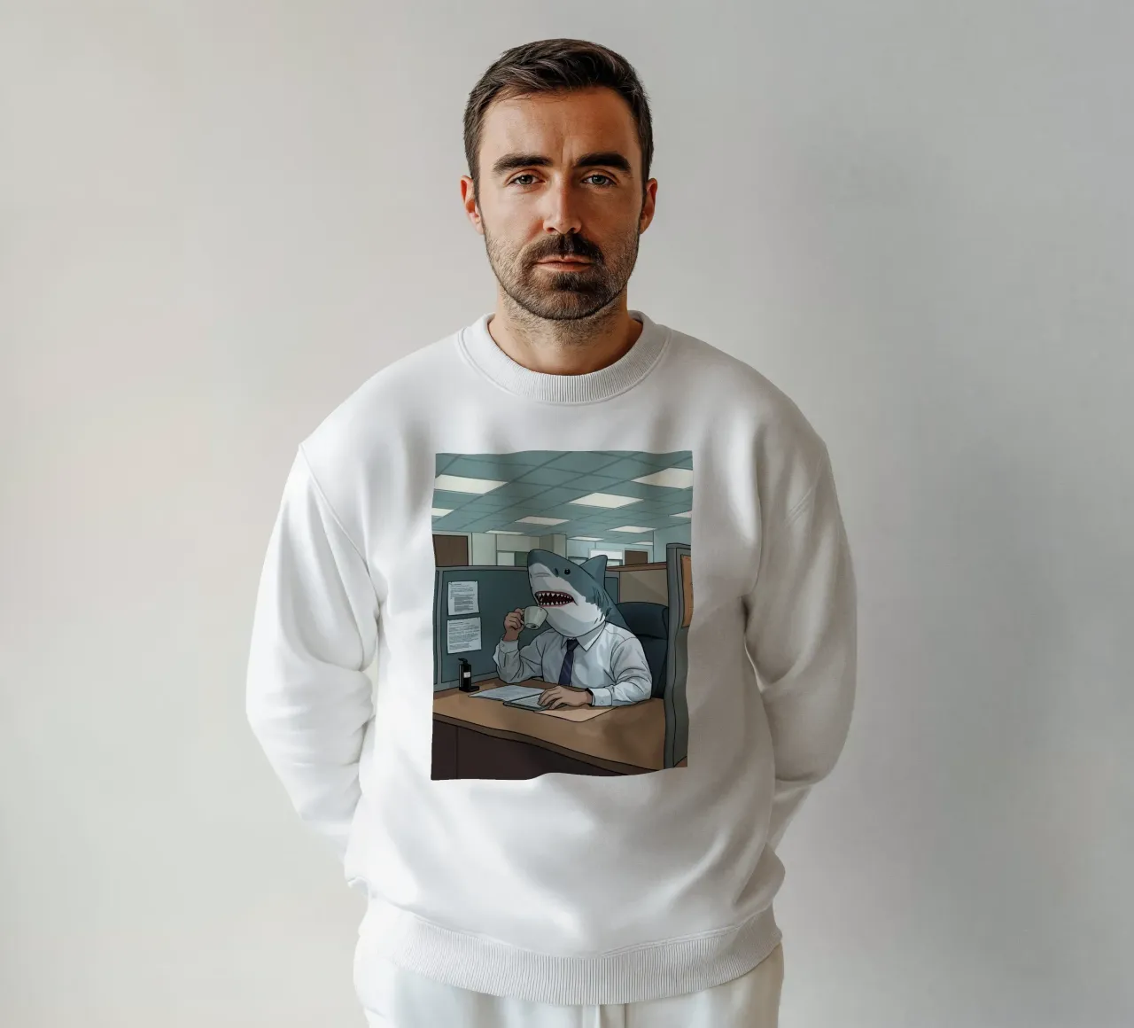 Haifischfang-Manager Sweatshirt von DesignDoodle