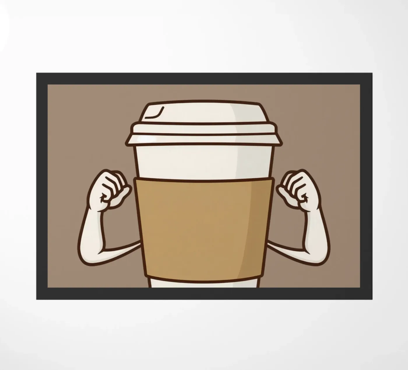 Strong Brew doormat by DesignDoodle