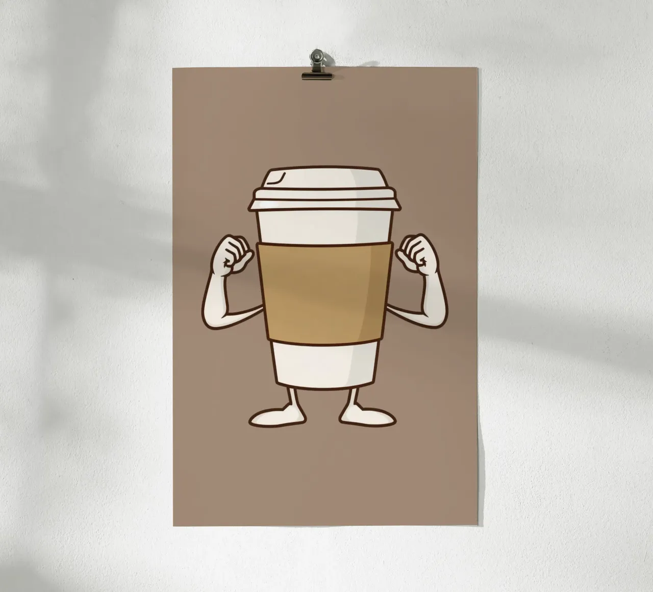 Birra forte poster con telaio in alluminio da DesignDoodle