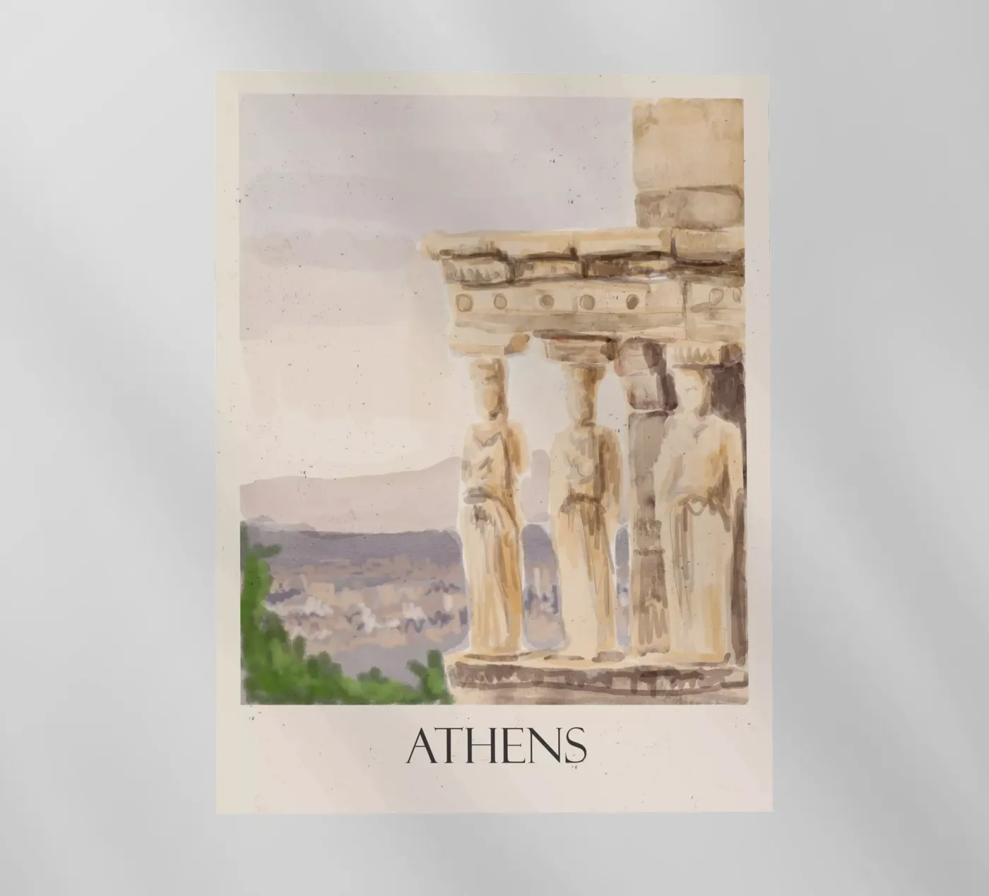 Atene pellicola backlit da Indigo Rain