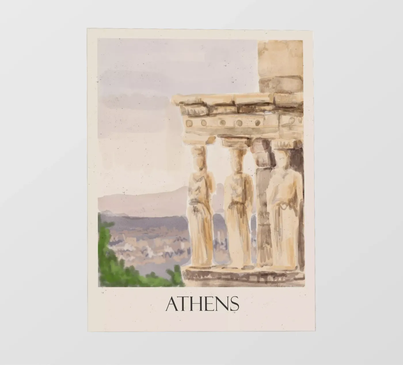 Atene pellicola backlit da Indigo Rain