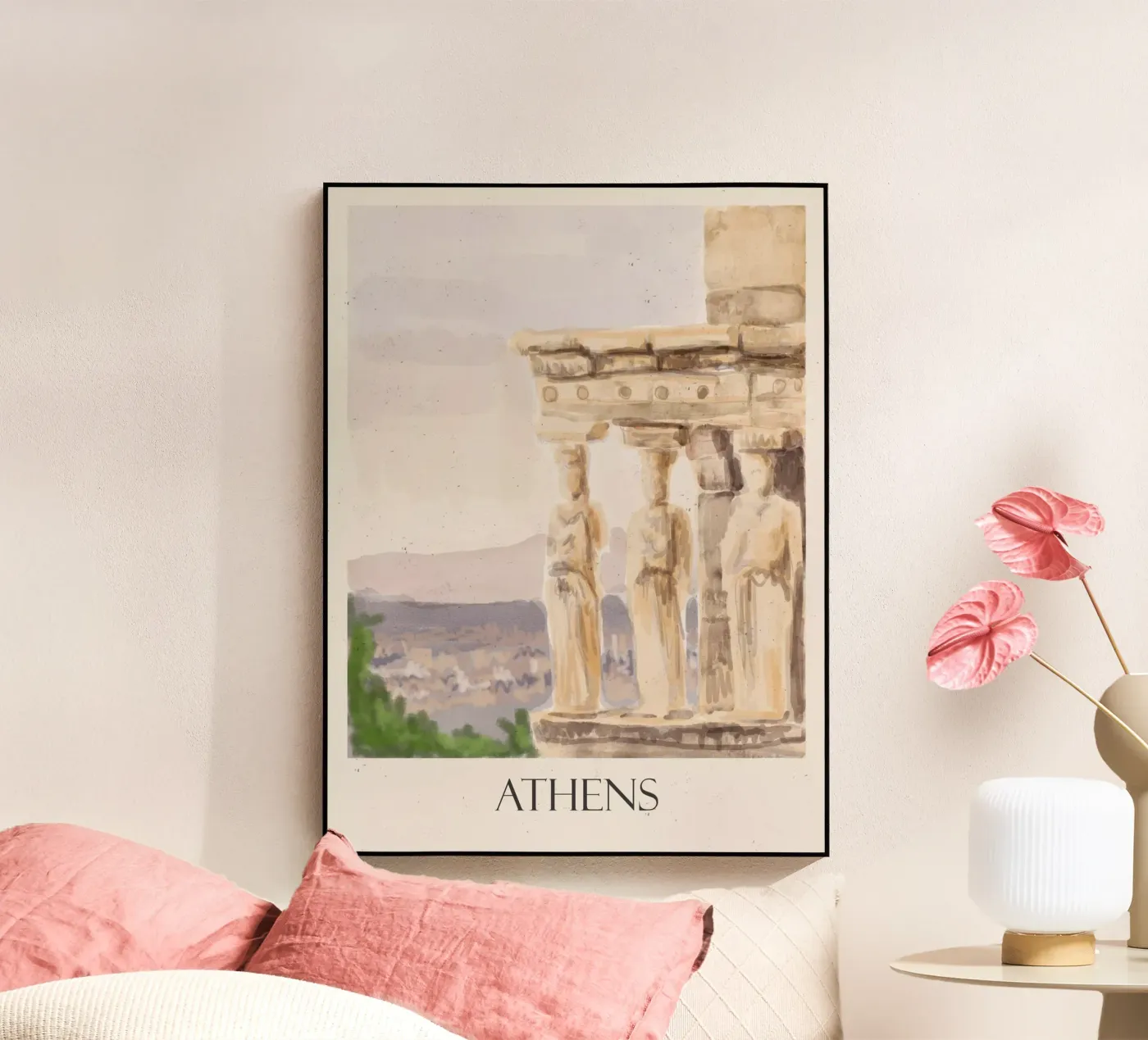 Athens plexiglas de Indigo Rain