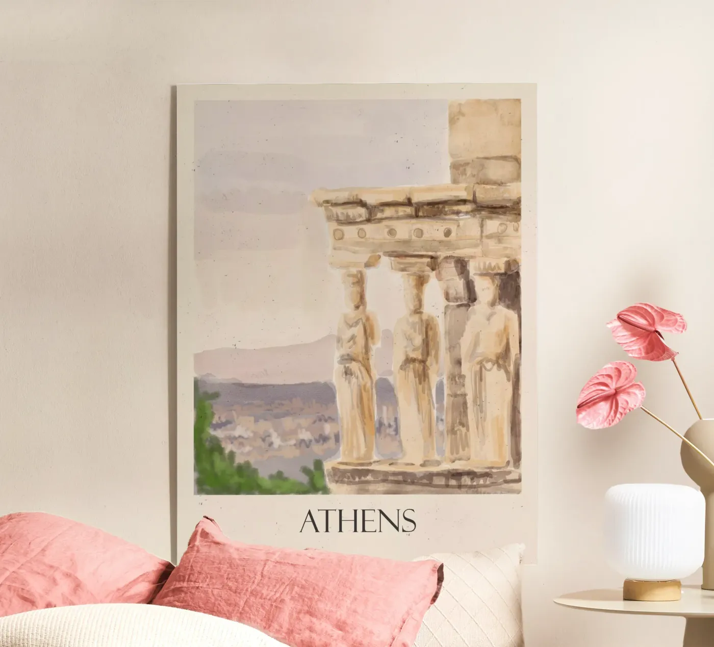 Athens plexiglas de Indigo Rain