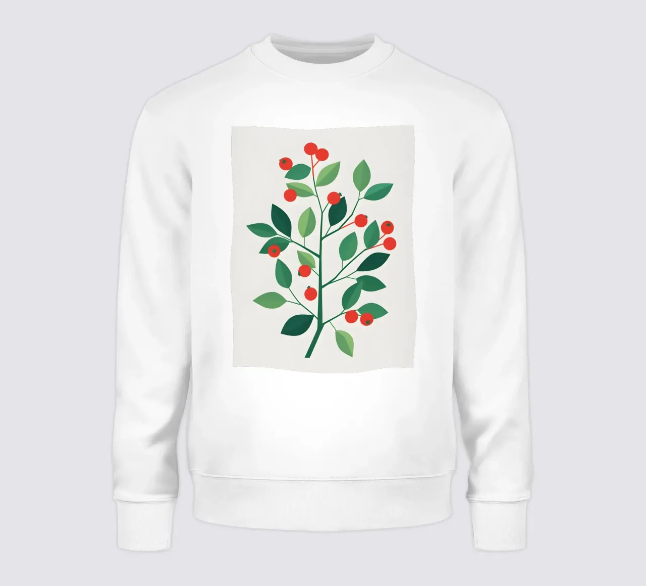 Zweig mit Beeren Sweatshirt von Botanical Gallery
