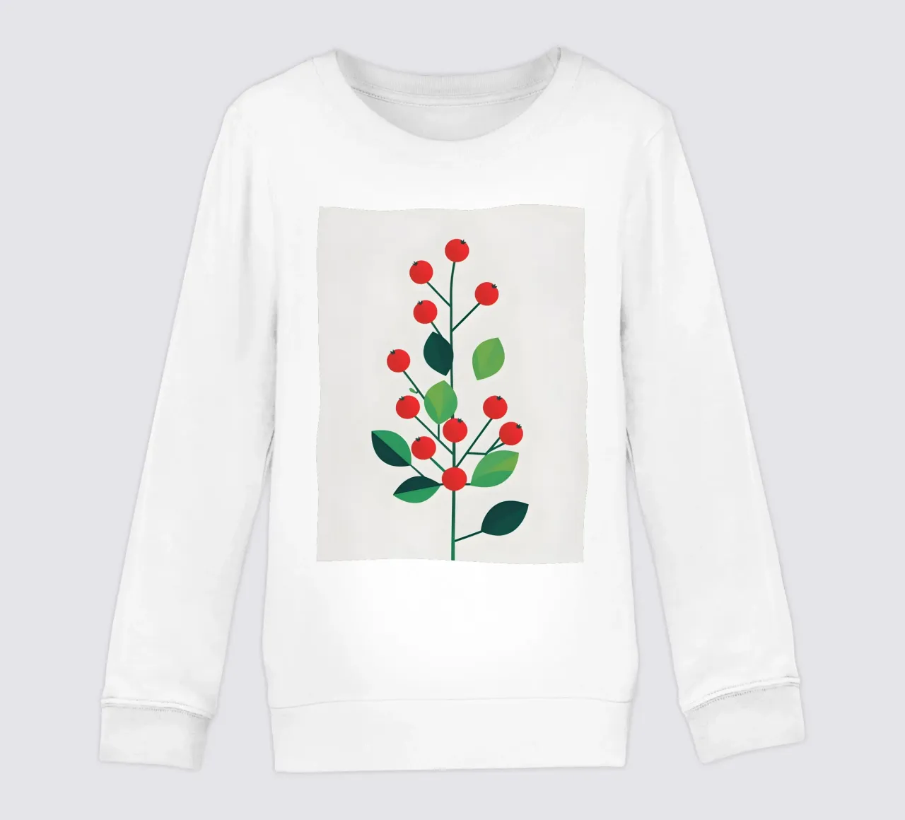 Ramo con bacche felpa bambino da Botanical Gallery